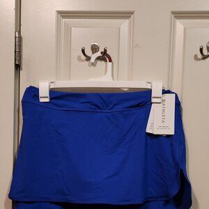 Athleta Tidal Swim Skirt XL Lapis Blue